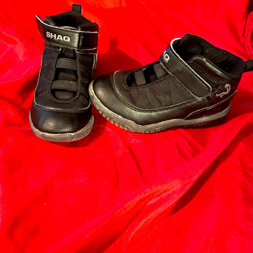 Black Shaq high top shoes